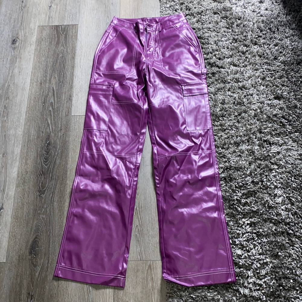 Princess Polly Purple Cargo Pants